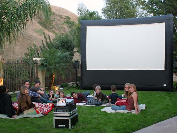 Backyard Theater Ideas
 Ideas for Outdoor Movie Screen