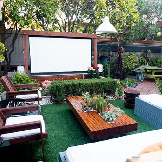 Backyard Theater Ideas
 Best 20 Outdoor Theater Ideas Pinterest Outdoor Movie