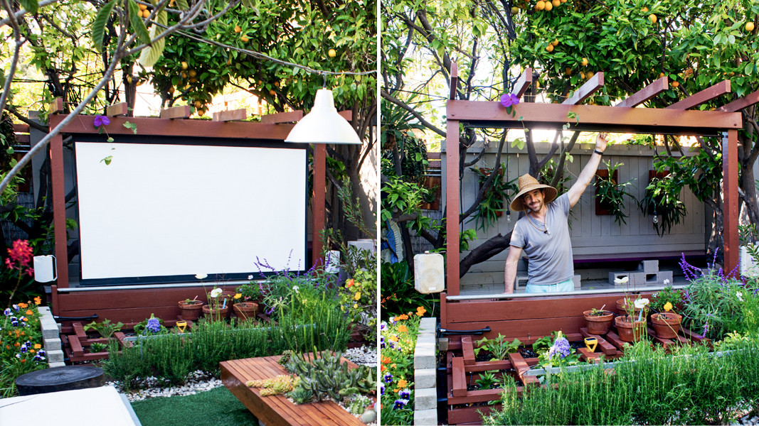 Backyard Theater Ideas
 Show Thyme How to Build an Outdoor Theater in Your Garden