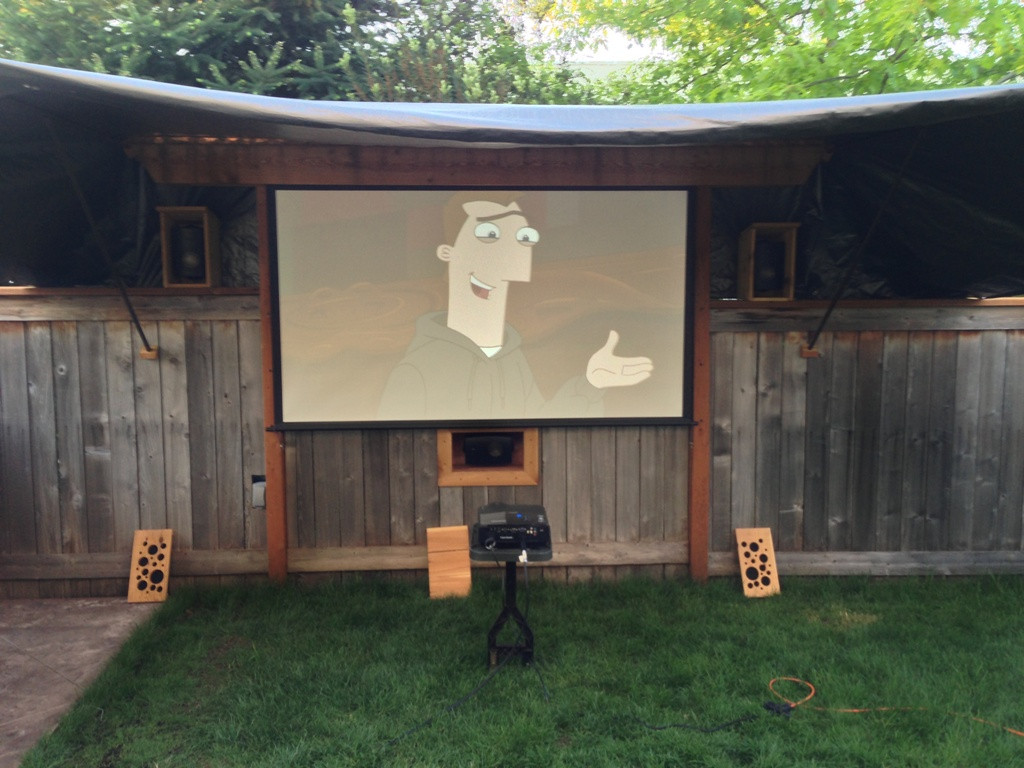 Backyard Theater Systems
 Outdoor How To Set Up Your Own Backyard Theater Systems