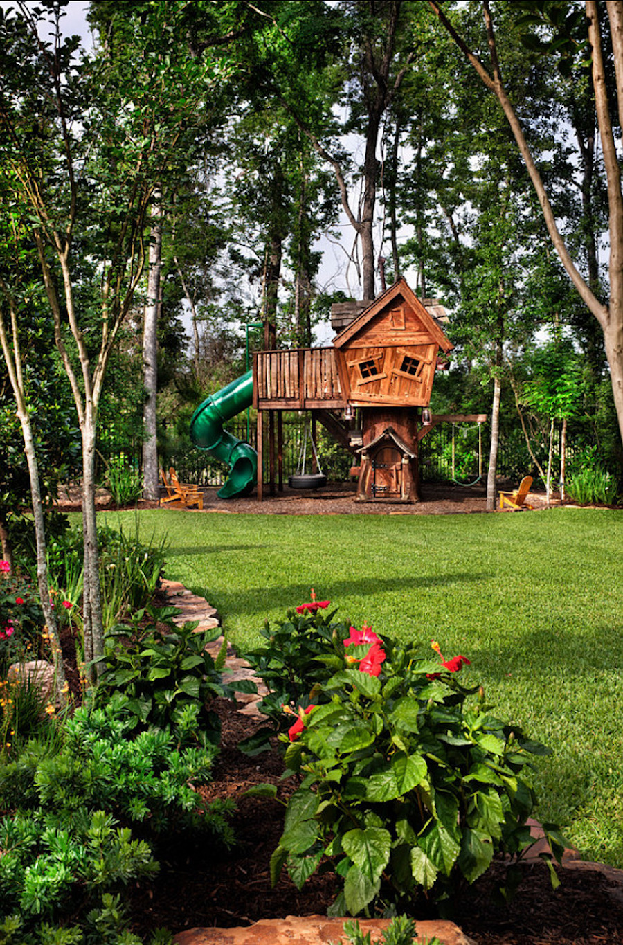 Backyard Tree Houses
 10 Fun Playgrounds and Treehouses For Your Backyard