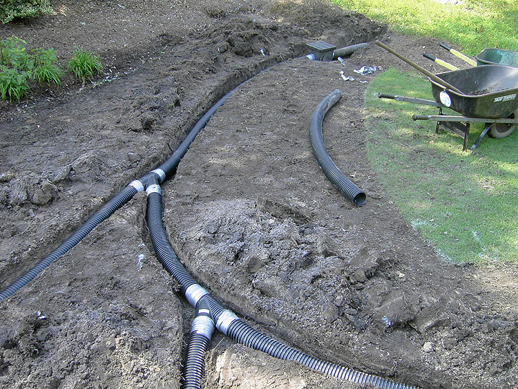 Backyard Water Drainage
 Backyard drainage systems