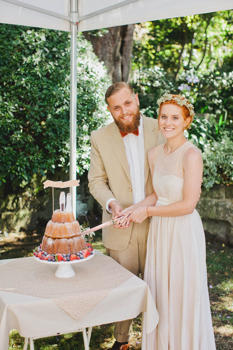 Backyard Wedding Cast
 A Heritage & Handmade Australian Wedding Janelle & Liam