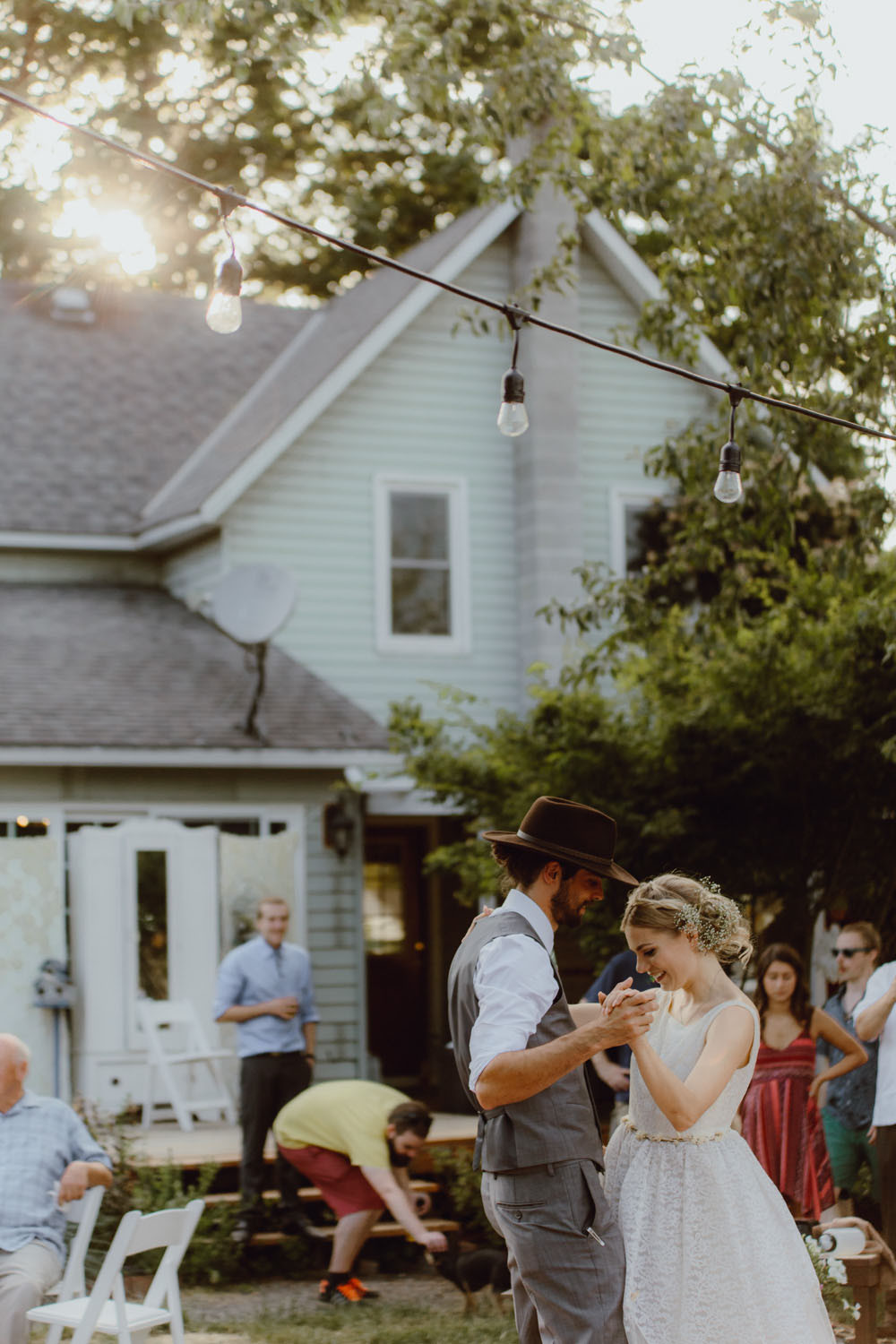 Backyard Wedding Cast
 Insanely Beautiful Whimsical Garden Wedding · Rock n Roll