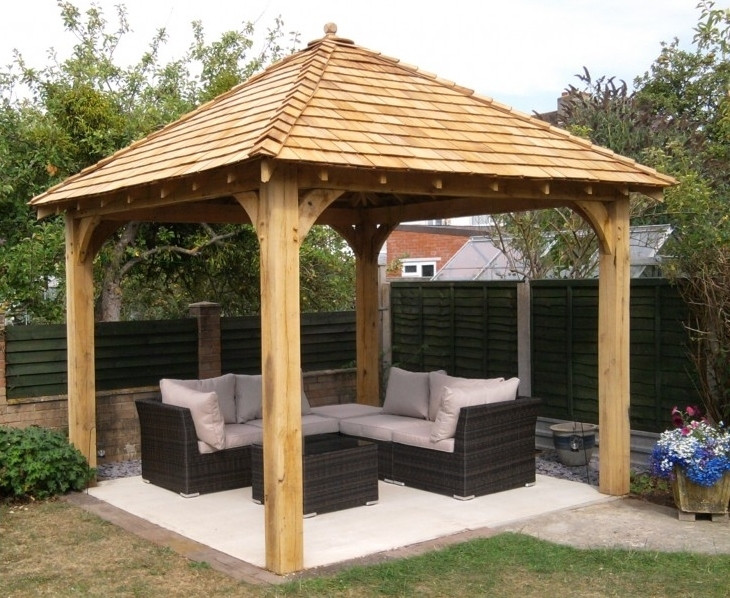 Backyard Wooden Gazebo
 25 Best Ideas of Wooden Square Gazebo