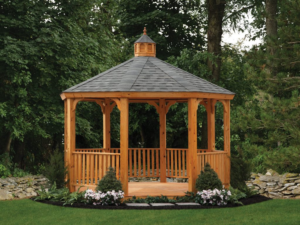 Backyard Wooden Gazebo
 Outdoor Wooden Gazebos Amish Built Lancaster PA