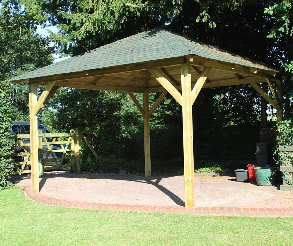 Backyard Wooden Gazebo
 Classico Wooden Gazebo