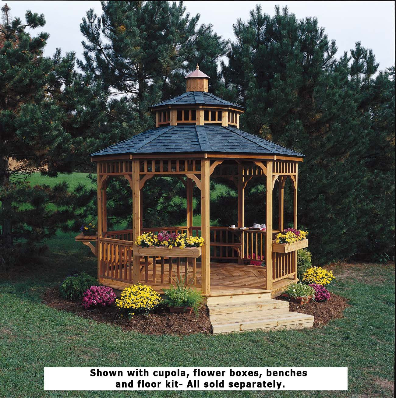 Backyard Wooden Gazebo
 Wooden Gazebo Kits and Pavillion Kits