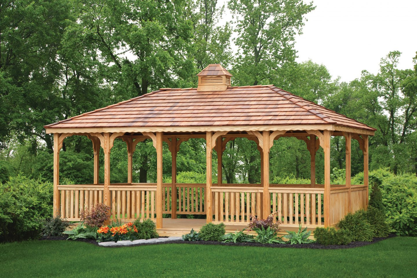 Backyard Wooden Gazebo
 Outdoor Wooden Gazebos Amish Built Lancaster PA