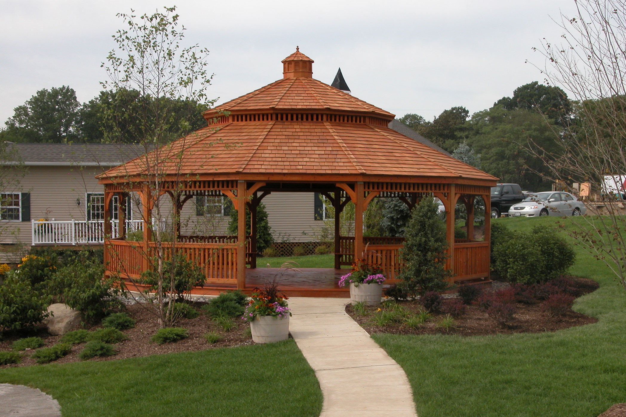 Backyard Wooden Gazebo
 Purchasing Wood Gazebo Kits Advantages – HomesFeed