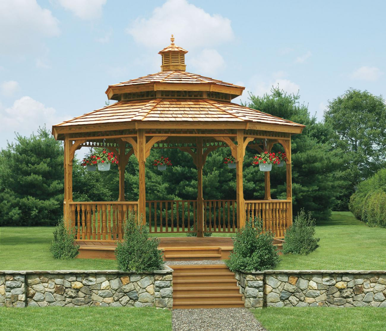 Backyard Wooden Gazebo
 Wood Gazebos