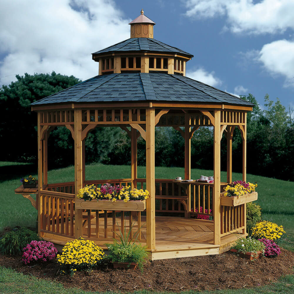 Backyard Wooden Gazebo
 Tips to Make a Gazebo the Perfect Setting for a Winter Wedding