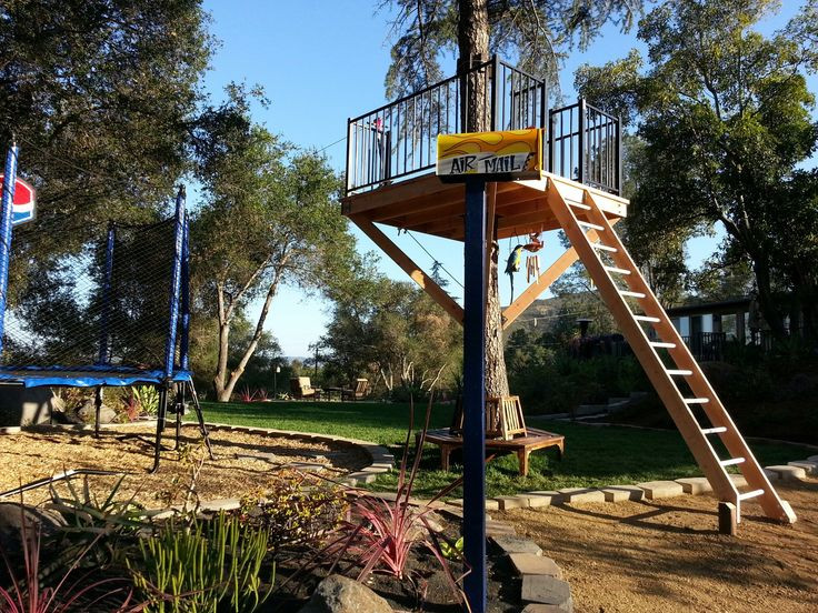 Backyard Zipline Platform
 19 best Customers images on Pinterest