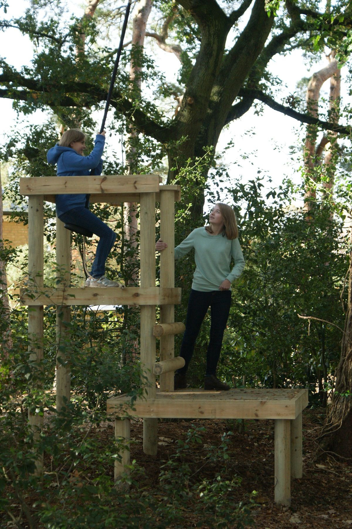 Backyard Zipline Platform
 Zip Line Platform