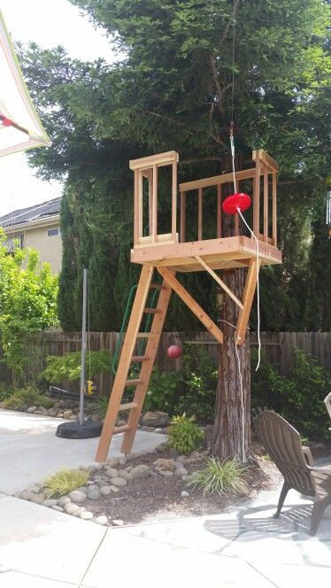 Backyard Zipline Platform
 Zip line platform