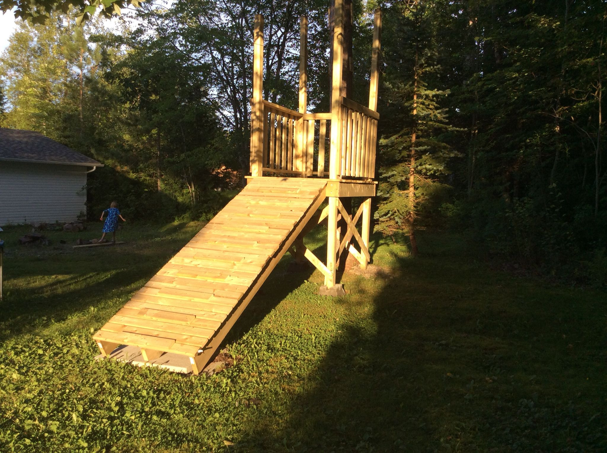 Backyard Zipline Platform
 Zip line platform