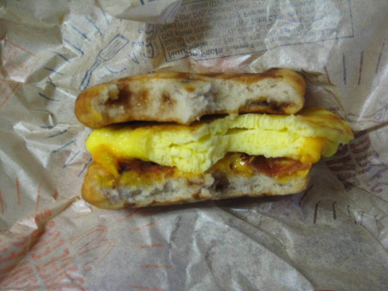 Bacon Egg Cheese Biscuit Mcdonalds Calories
 Review McDonald s Bacon Egg and Cheese McGriddle