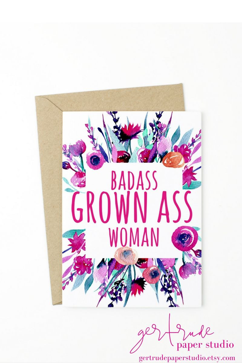 Badass Birthday Quotes
 funny greeting cards feminist quotes badass feminist