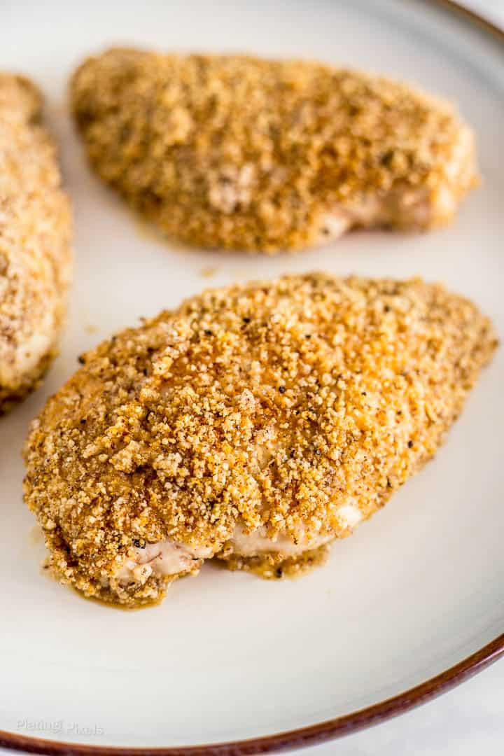 Baked Breaded Chicken Breast
 Keto Baked Breaded Chicken Breast GF and Low Carb