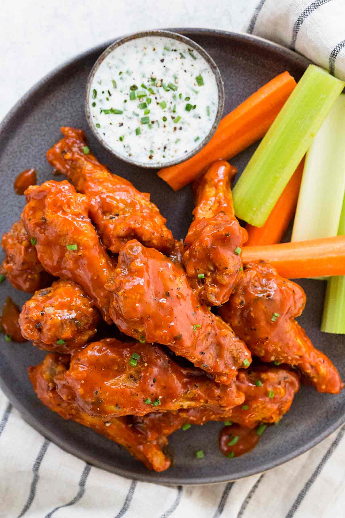 Baked Buffalo Chicken Wing Recipes
 Crispy Baked Buffalo Wings Recipe Jessica Gavin