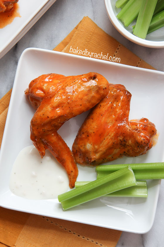 Baked Buffalo Chicken Wing Recipes
 Baked by Rachel Baked Buffalo Chicken Wings