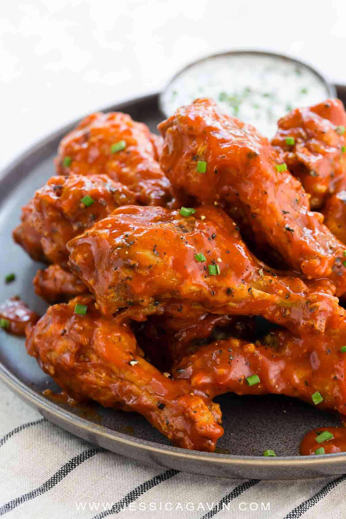 Baked Buffalo Chicken Wing Recipes
 Crispy Baked Buffalo Wings Recipe Jessica Gavin