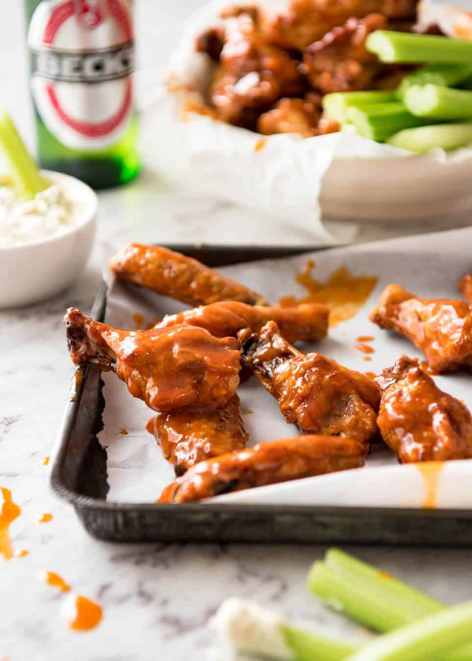 Baked Buffalo Chicken Wing Recipes
 Truly Crispy Baked Buffalo Wings