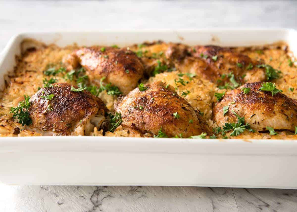 Baked Chicken And Rice Recipe
 Oven Baked Chicken and Rice No Stove