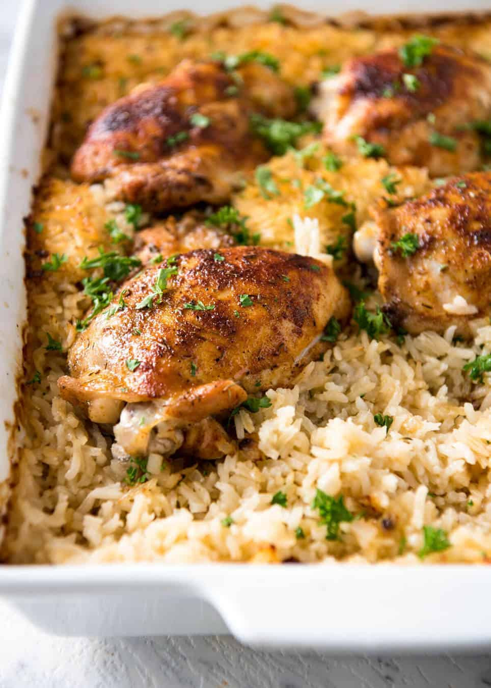 Baked Chicken And Rice Recipe
 Oven Baked Chicken and Rice No Stove