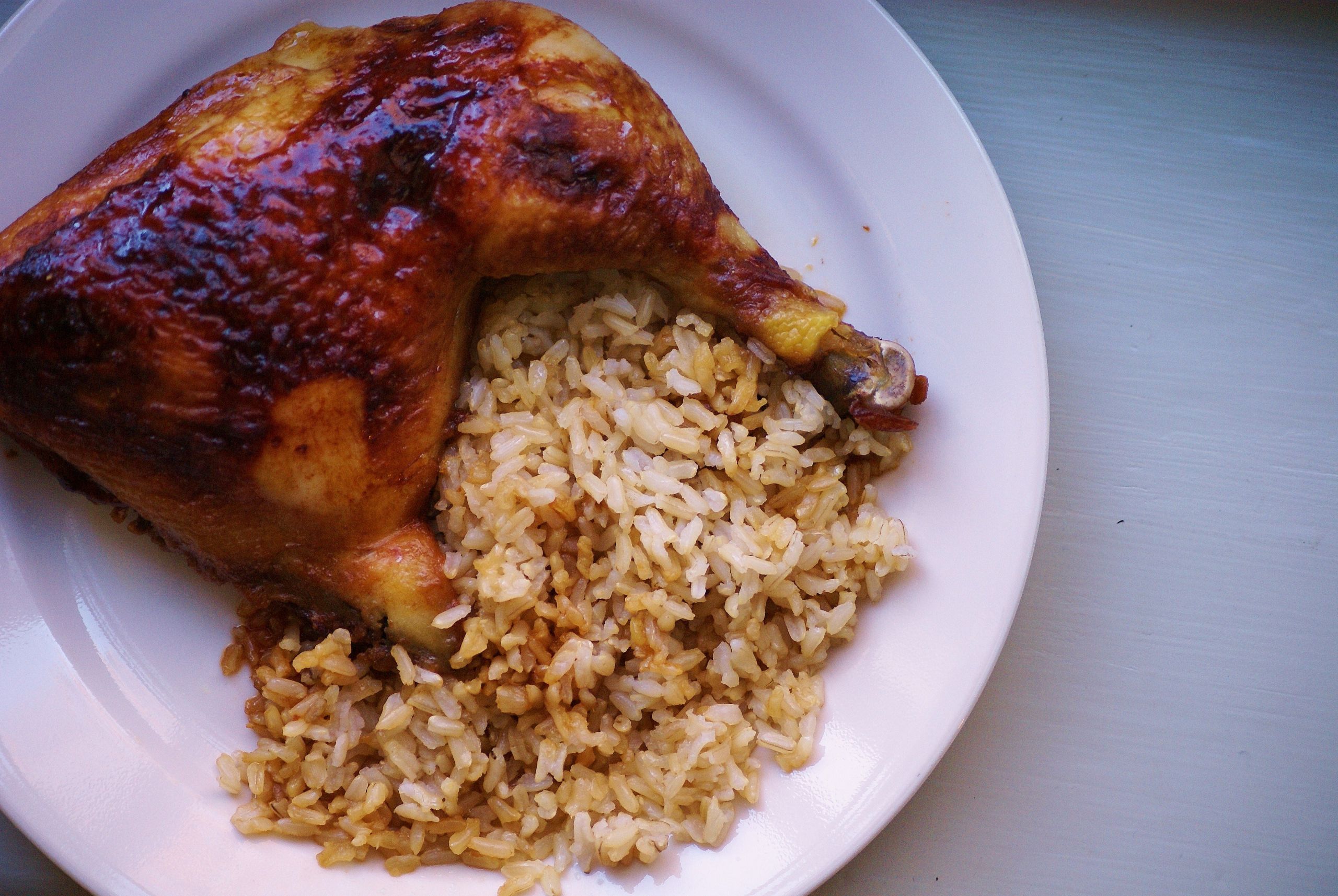 Baked Chicken And Rice Recipe
 Honey Baked Chicken with Baked Brown Rice