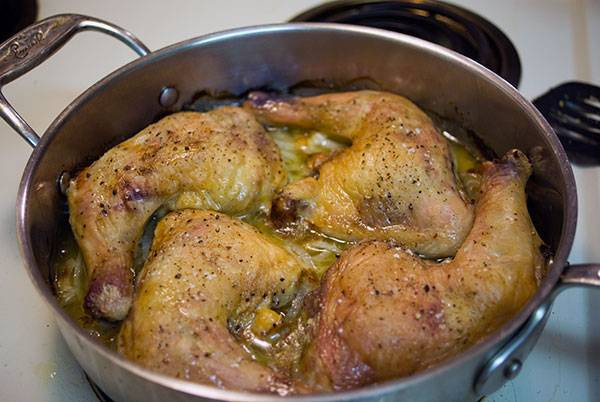 Baked Chicken Quarter Recipe
 Baked Chicken Leg Quarters with Braised ions a one dish