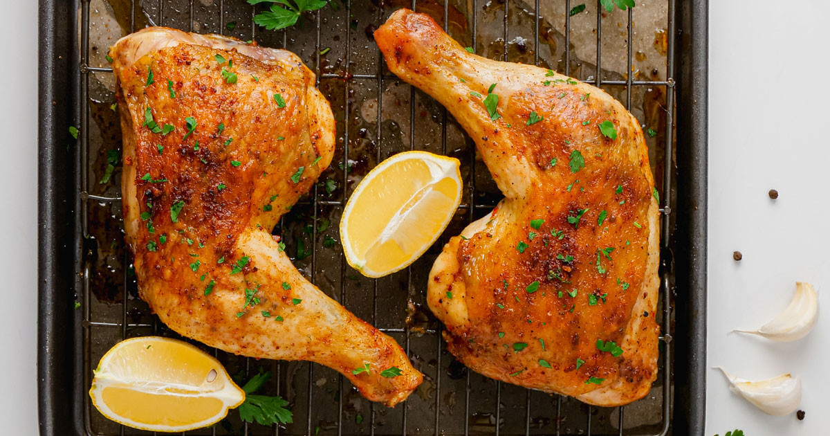 Baked Chicken Quarter Recipe
 Chicken Leg Quarters Recipe – How to Make Baked Chicken