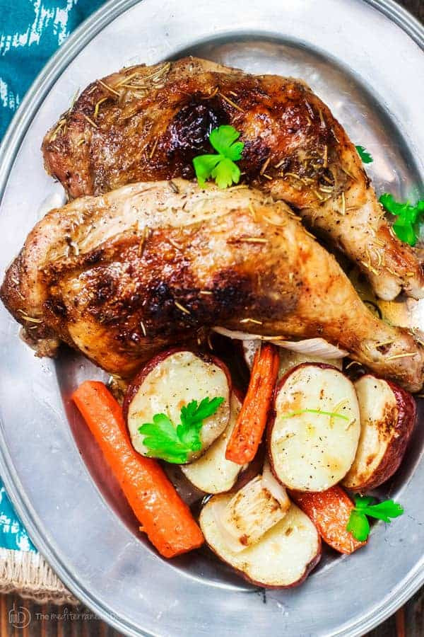 Baked Chicken Vegetable Recipes
 Rosemary Roasted Chicken Recipe with Ve ables