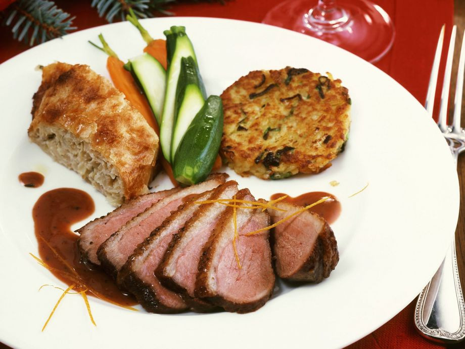 Baked Duck Breast Recipes
 Roast duck breast with orange sauce Recipe