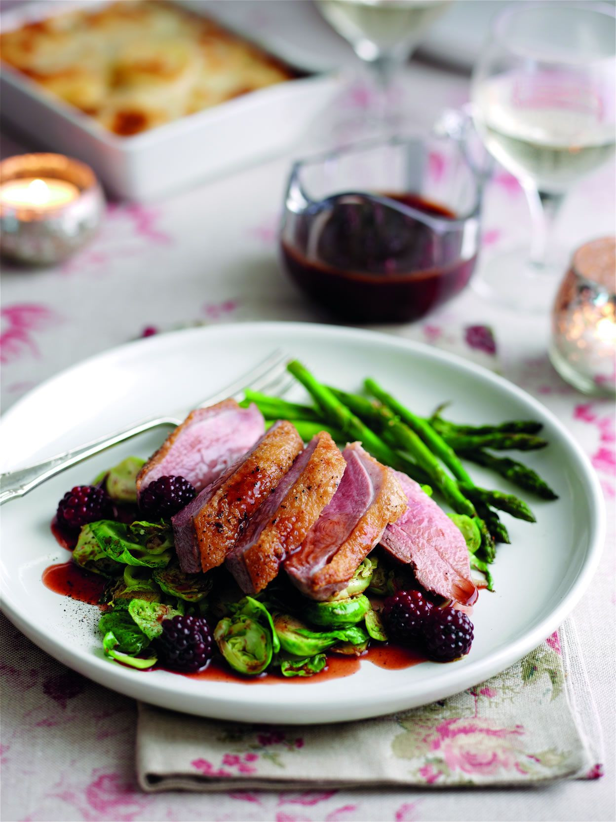 Baked Duck Breast Recipes
 Roasted duck breasts with blackberry and port sauce Very