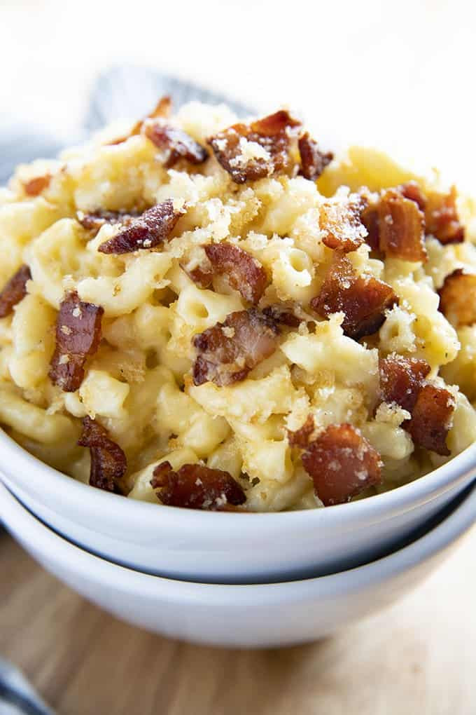 Baked Macaroni And Cheese For 50
 Bacon Mac and Cheese The Salty Marshmallow