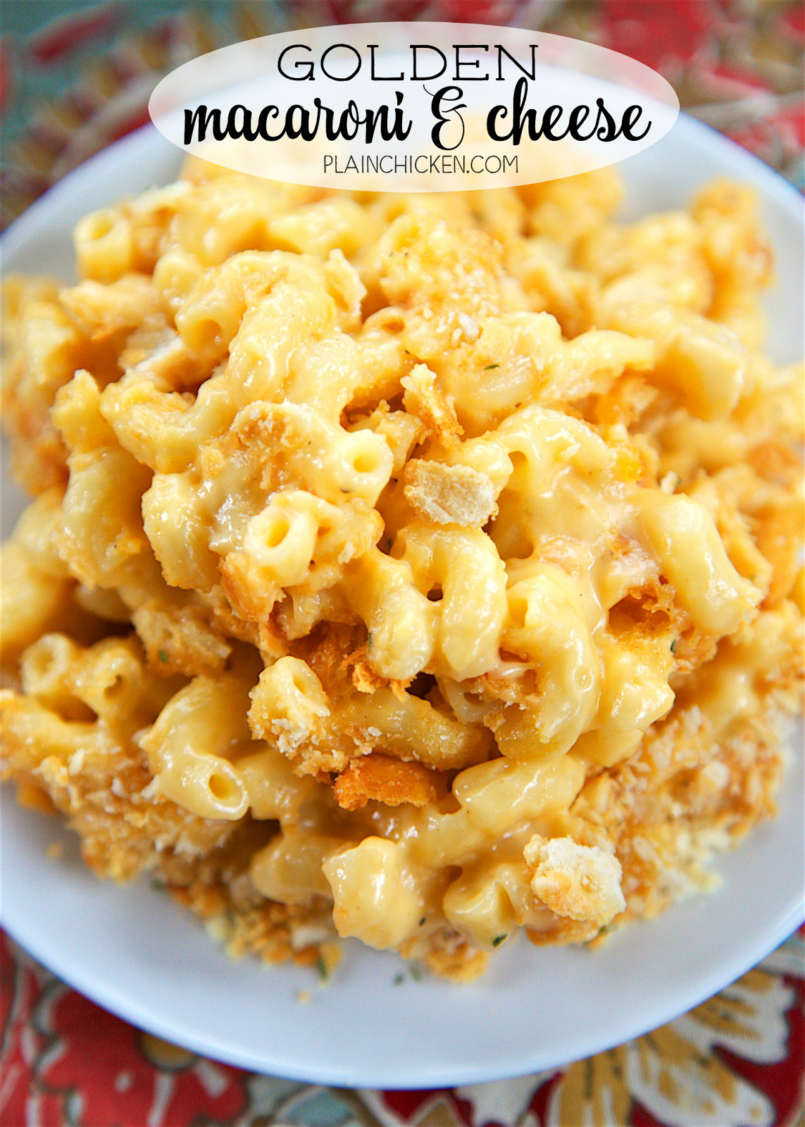 Baked Macaroni And Cheese With Ritz Crackers
 Golden Macaroni and Cheese quick homemade macaroni and