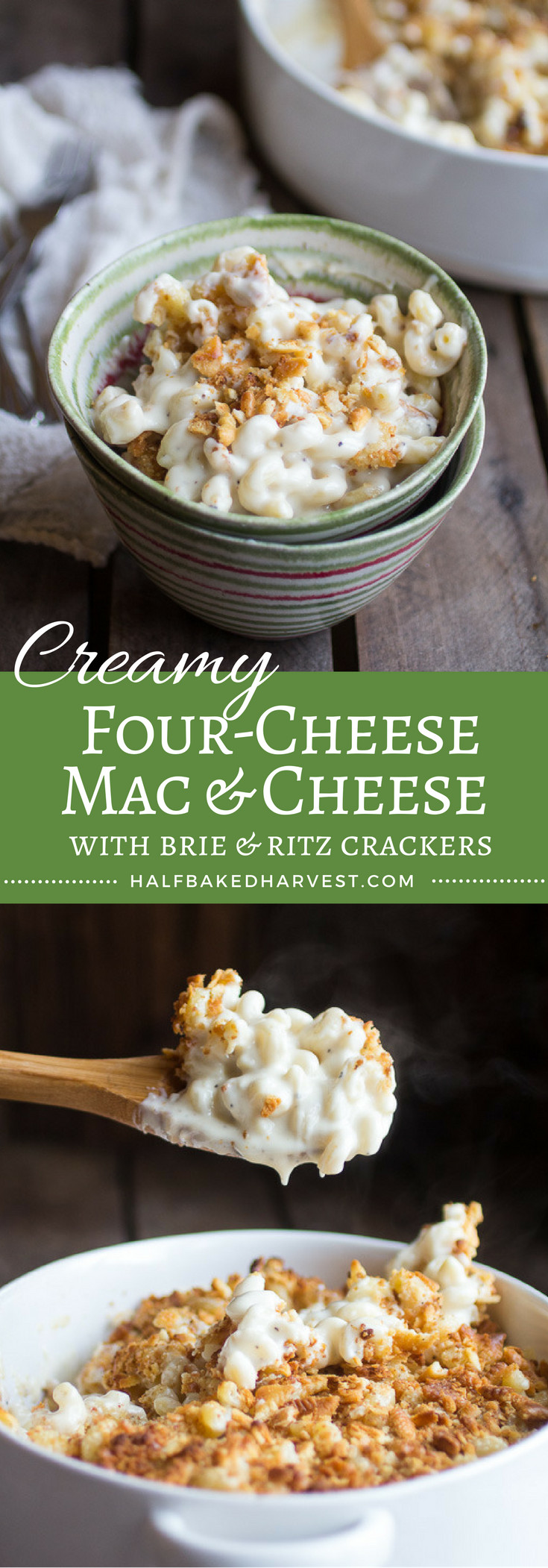 Baked Macaroni And Cheese With Ritz Crackers
 Creamy 4 Cheese Brie and Buttery Ritz Cracker Mac and