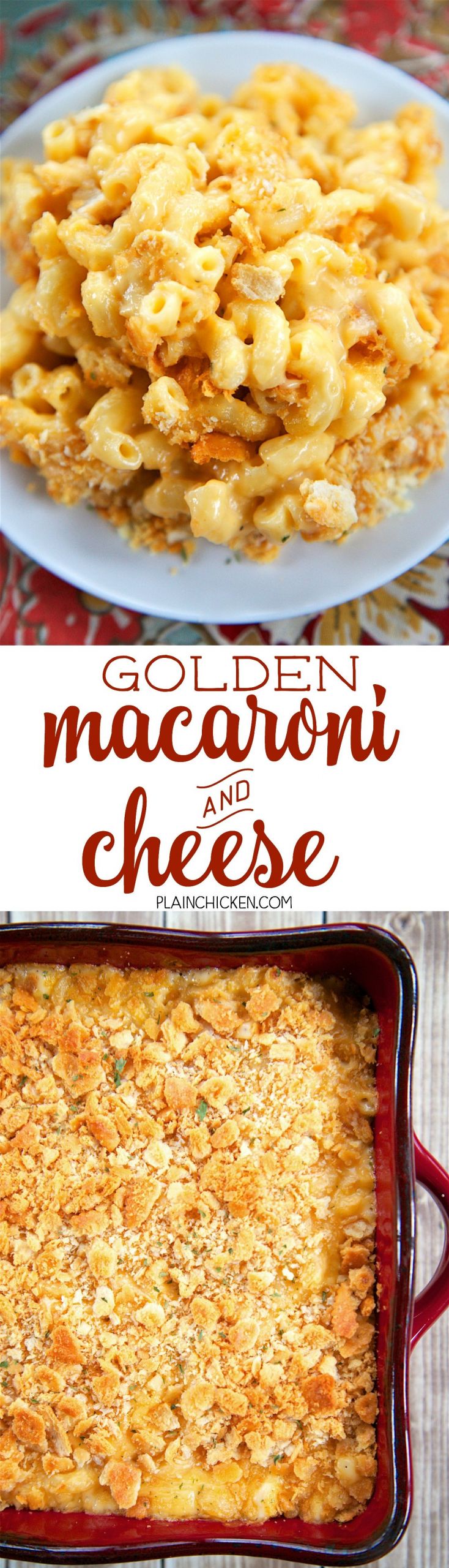 ritz cracker topping for mac and cheese