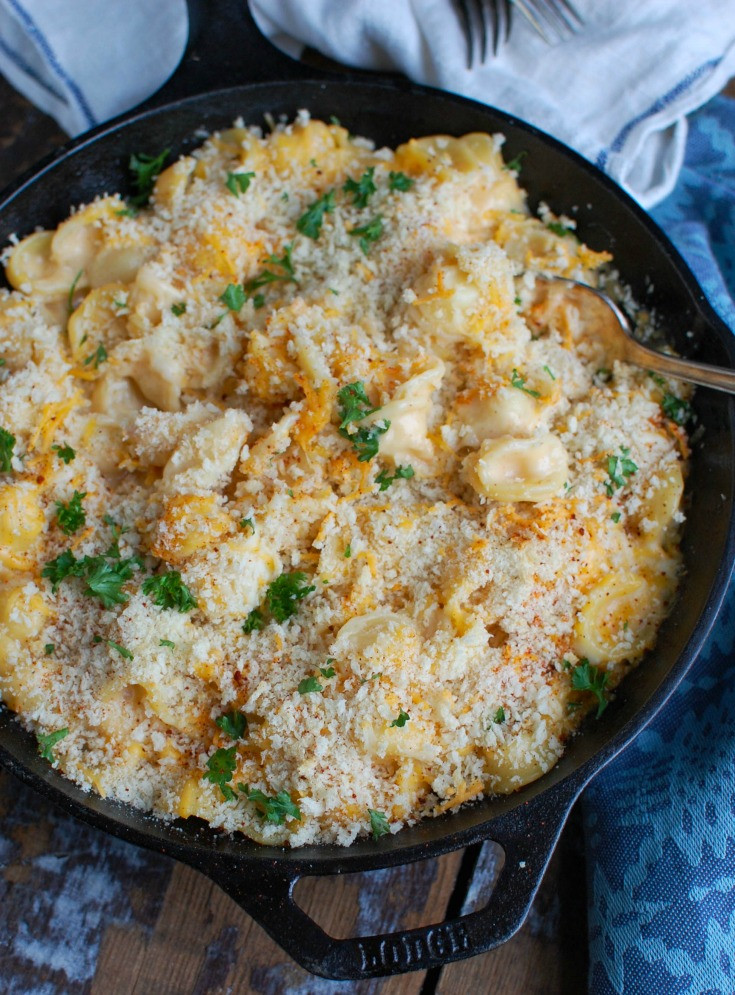 Baked Macaroni And Cheese With Tomatoes And Breadcrumbs
 Baked Mac and Cheese with Bread Crumbs Recipe A Cedar Spoon
