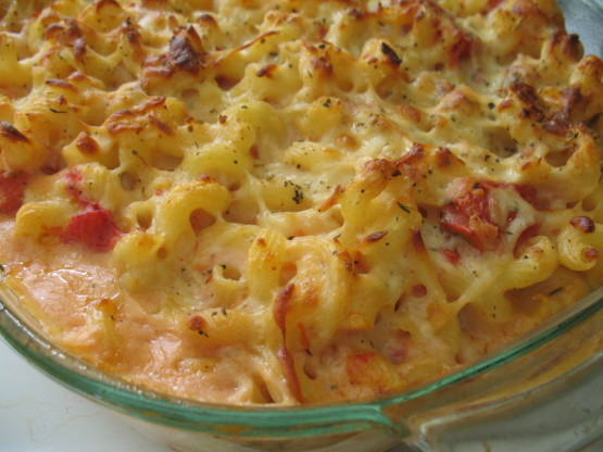 Baked Macaroni And Cheese With Tomatoes And Breadcrumbs
 Baked Macaroni And Cheese With Stewed Tomatoes Recipe