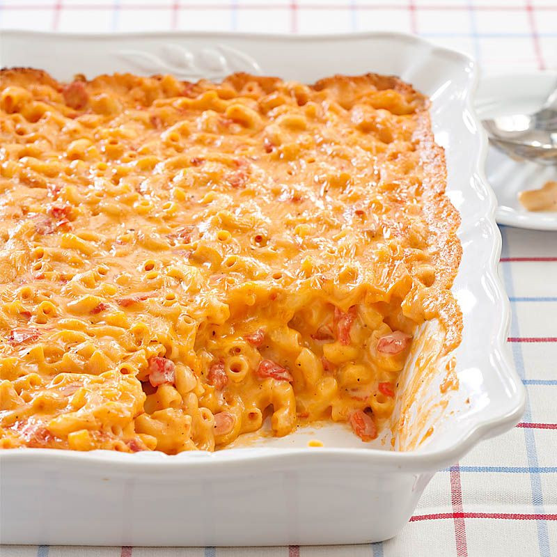 Baked Macaroni And Cheese With Tomatoes And Breadcrumbs
 Macaroni and Cheese With Tomatoes from Cooks Country