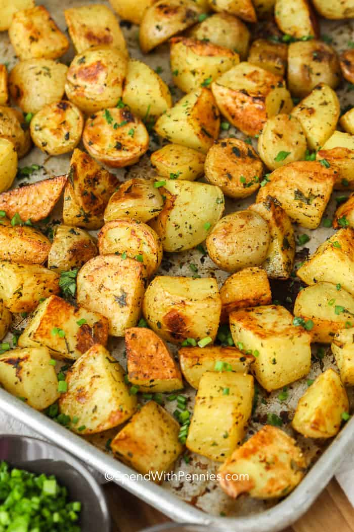 Baked Potato Recipe Oven
 Easy Oven Roasted Potatoes Easy to Make  Spend With