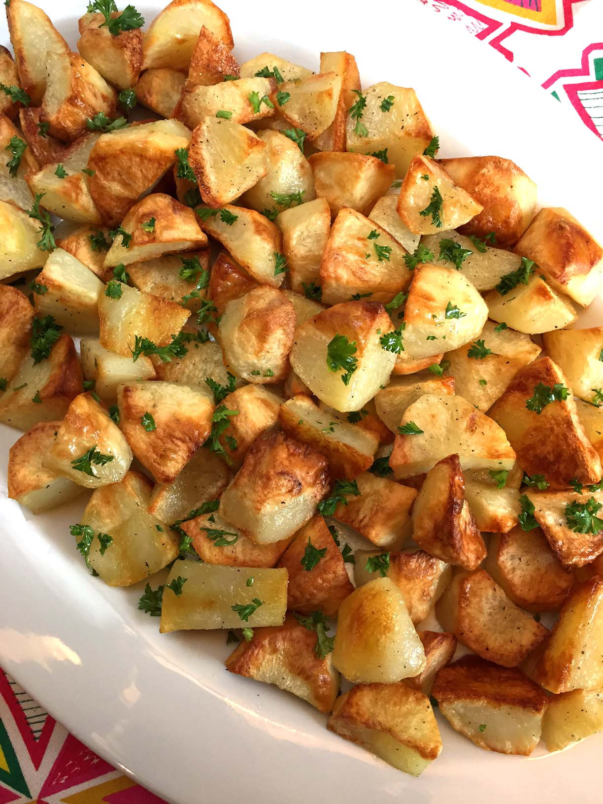 Baked Potato Recipe Oven
 Easy Oven Roasted Potatoes Recipe – Best Ever – Melanie Cooks