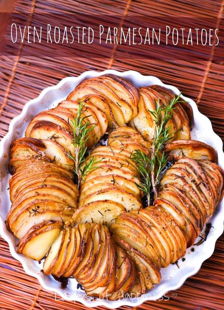 Baked Potato Recipe Oven
 Easy Oven Roasted Parmesan Potatoes Layers of Happiness