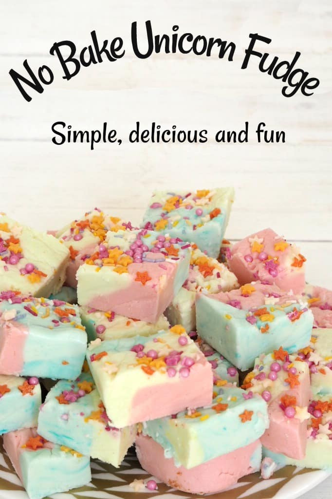 Baking Recipes For Kids
 No Bake Unicorn Fudge