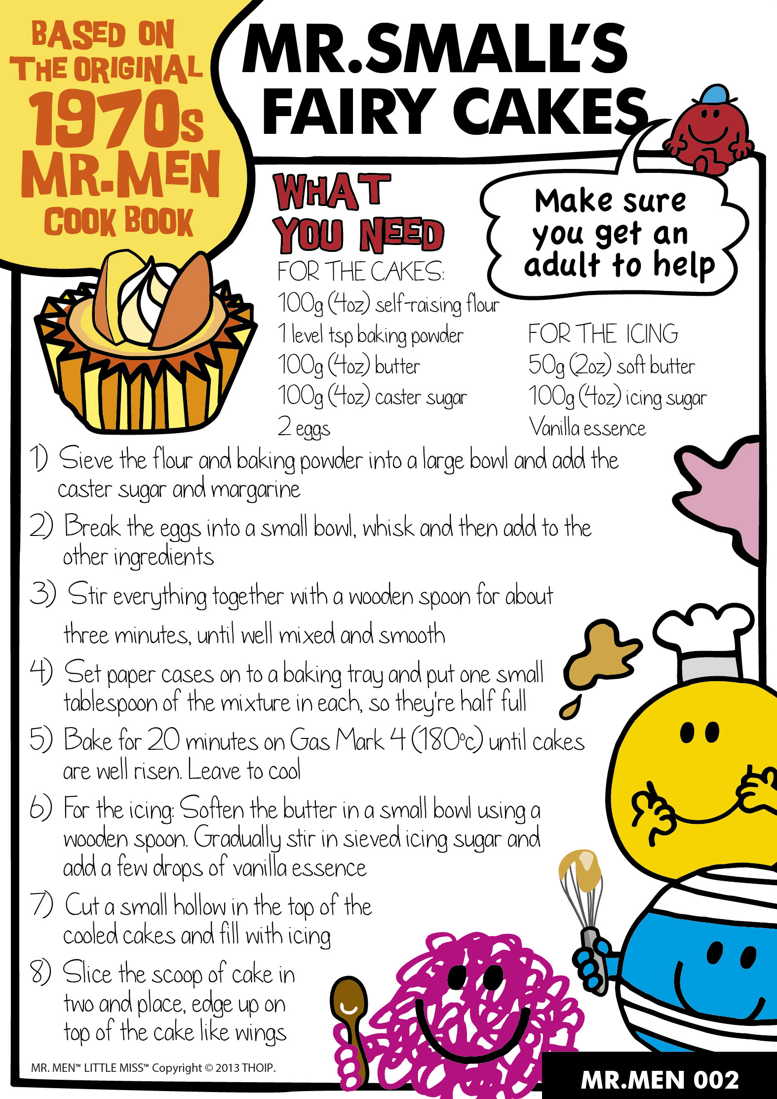 Baking With Kids Recipes
 Mr Men Themed Baking Ideas In The Playroom