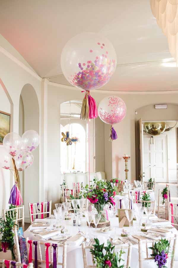 Balloon Decorations For Weddings
 Wedding confetti balloons and wedding confetti Magic In