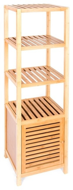 Bamboo Bathroom Storage Cabinet
 Bamboo Bathroom Storage Cabinet Contemporary Bathroom