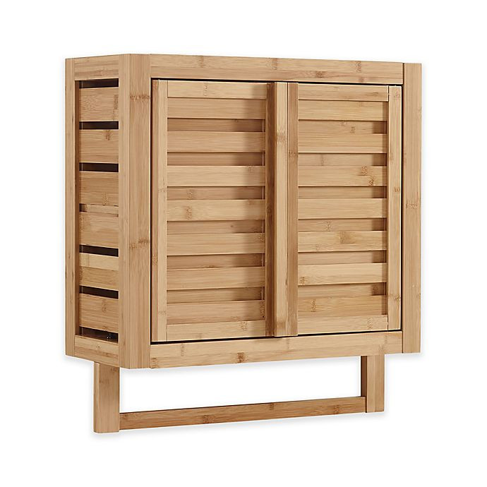 Bamboo Bathroom Storage Cabinet
 Buy Haven Bamboo Wall Cabinet in Natural from Bed Bath